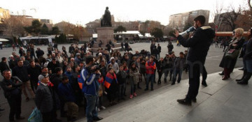 Rally held in Yerevan’s Liberty Square in“Food Provider’s” memory