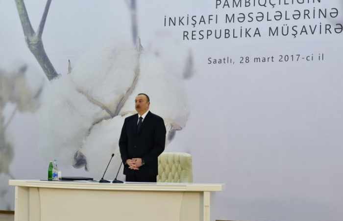 Today we show example of how to govern a country - Aliyev