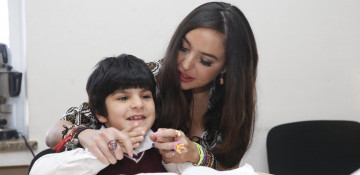 Leyla Aliyeva visits special boarding schools for physically disabled children 