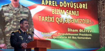 Ceremony devoted to anniversary of April battles held in Baku