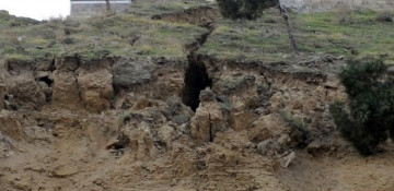 Landslide hits Azerbaijan’s Shamakhi, walls of two houses collapse