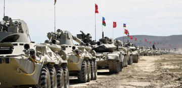 High-ranking military officials observe Azerbaijani-Turkish joint exercises 