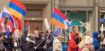 Armenian Diaspora commits provocation in Immortal Regiment march in Moscow