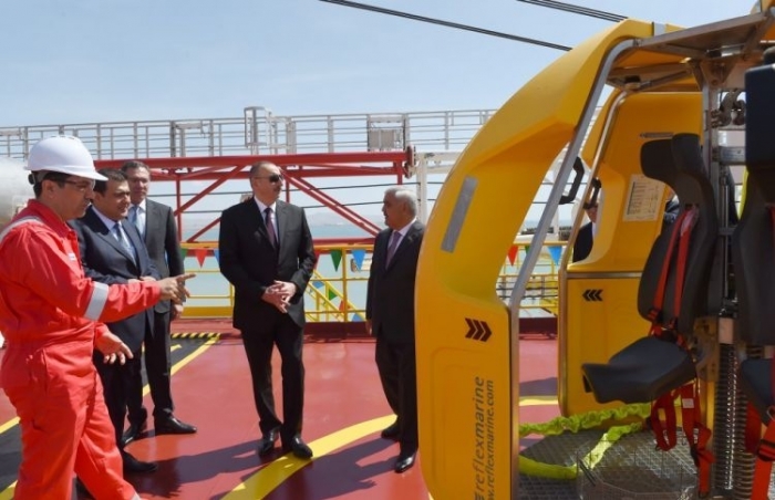 Creation of drilling plant after Heydar Aliyev is a historical event – President