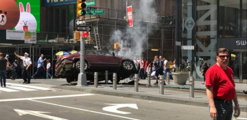One person dead, at least 13 injured after car hits pedestrians in the U.S.