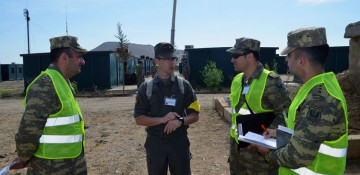 Azerbaijani servicemen undergo exercises as part of NATO programme