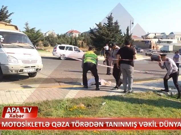 Well-known lawyer dies in a motorcycle crash in Baku