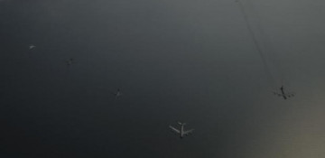 Russian plane intercepts U.S. refueling aircraft