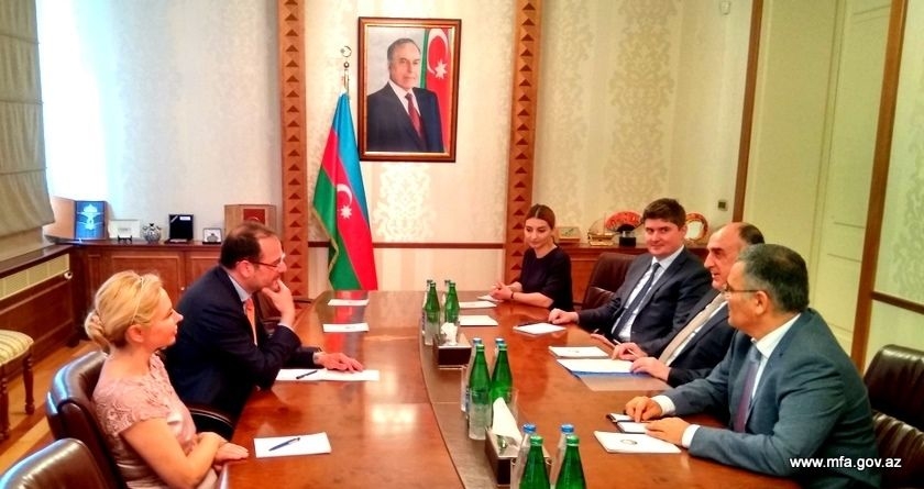 Elmar Mammadyarov receives EU representatives