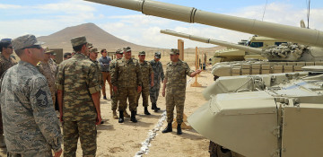 Military Attachés accredited to Azerbaijan visit military unit