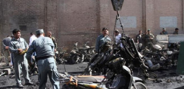 Dozens killed in Afghanistan as car bomb hits bank branch