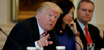 Trump says he didn't record conversations with ex-FBI chief Comey