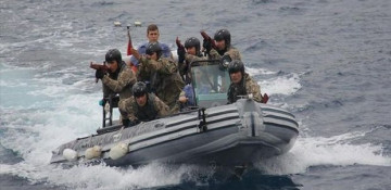 Turkish special forces train Azerbaijani marines