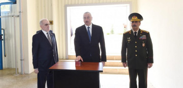 Ilham Aliyev inaugurates RPG ammunition plant in Shirvan