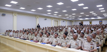 Group of officers awarded military rank of 