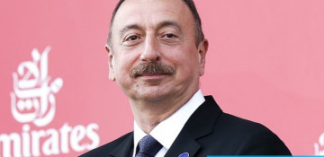 Ilham Aliyev, his spouse present trophies to F1 Azerbaijan Grand Prix winners  