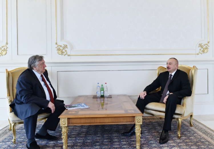 President Ilham Aliyev receives editor-in-chief of Russian “Zavtra” newspaper