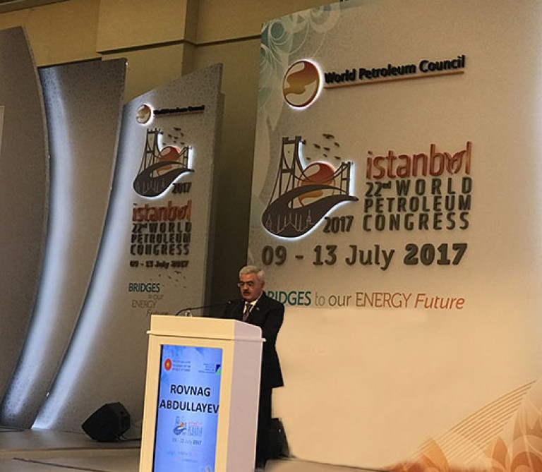 President of SOCAR delivers speech at 22nd World Petroleum Congress