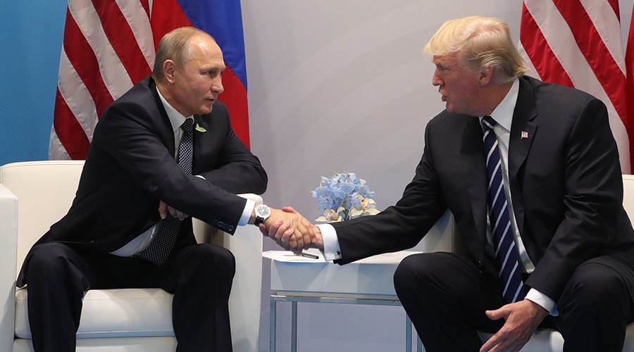 Trump on Putin: We get along 'very well'
