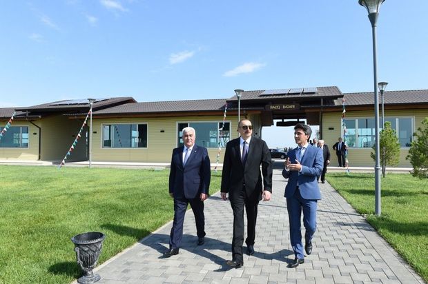 President Ilham Aliyev visits Pirallahi district