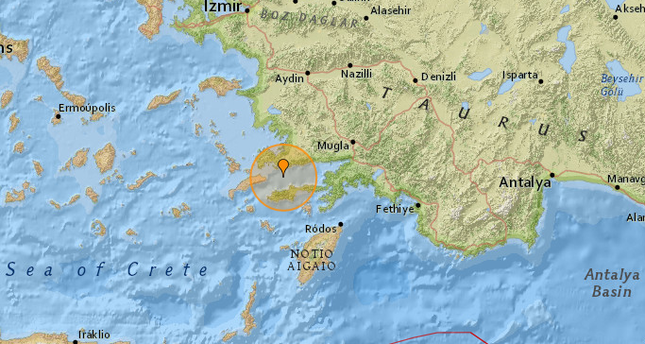 Magnitude 5.0 aftershock hits off coast of Turkey's Datça peninsula