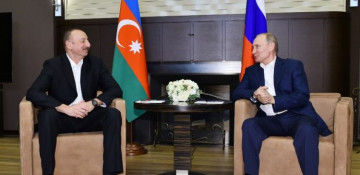 Azerbaijani, Russian presidents discuss Nagorno-Karabakh conflict