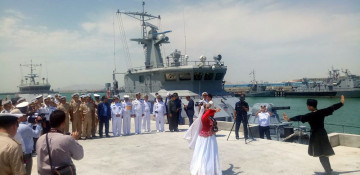 Iran and Kazakhstan’s warships arrived in Baku - PHOTOS