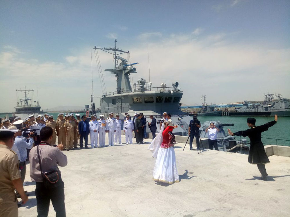Iran and Kazakhstan’s warships arrived in Baku - PHOTOS