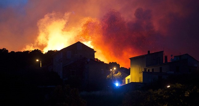 At least 10,000 evacuated in southern France due to new wildfire