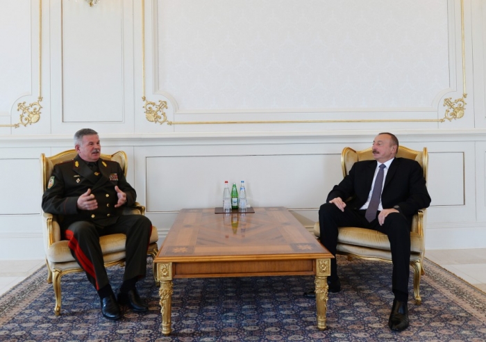 Azerbaijani president receives Chairman of Belarusian State Border Committee