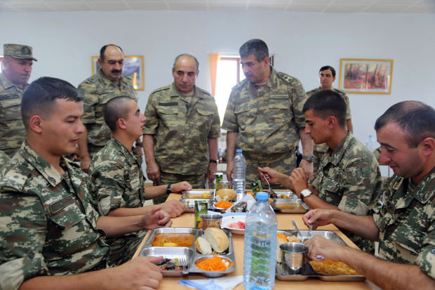 Zakir Hasanov visits frontline - PHOTOS