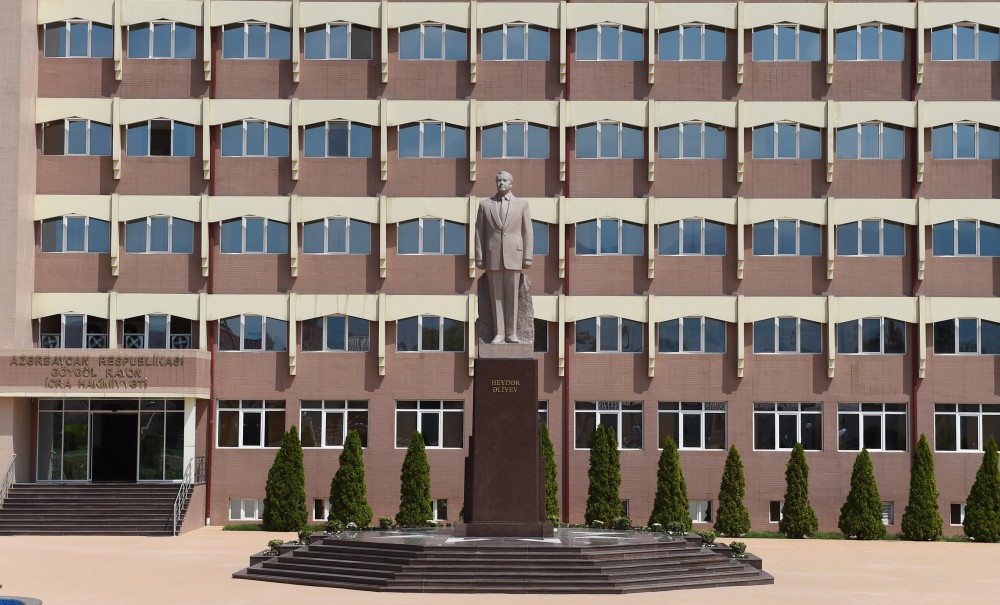 President Ilham Aliyev arrived in Goygol district for visit