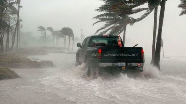 Hurricane Harvey's high winds make landfall in Texas