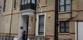 Azerbaijanis hold protest action in front of Armenian embassy in UK