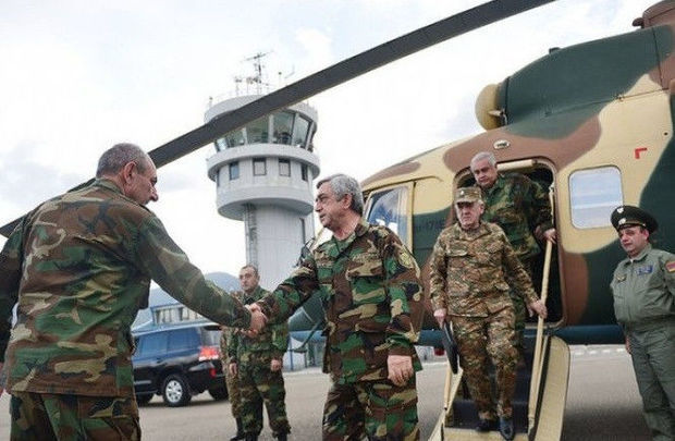Sargsyan visits occupied Karabakh