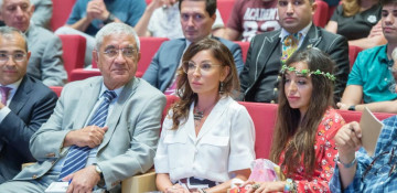 First VP Mehriban Aliyeva attends lecture by American businessman Shervin Pishevar at ADA University 