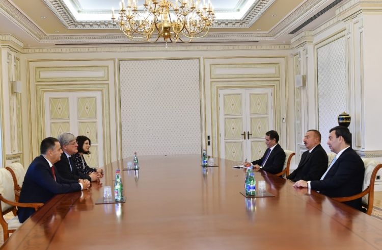 President Ilham Aliyev receives PACE co-rapporteurs - UPDATED