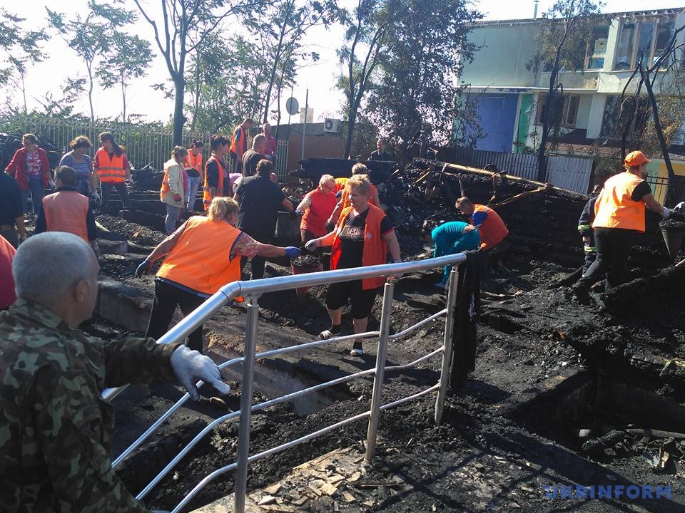 Mourning declared in Odessa region for children killed in fire at camp