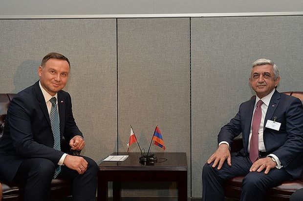 President of Poland: Karabakh conflict must be resolved peacefully