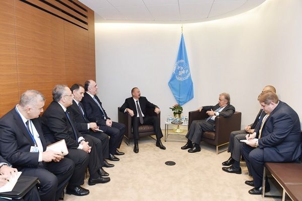 Ilham Aliyev met with UN Secretary-General Antonio Guterres in New York - PHOTOS