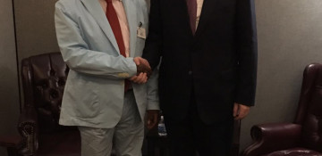 Azerbaijan's Foreign Minister meets his Vanuatu counterpart