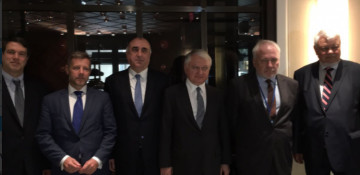 Elmar Mammadyarov meets OSCE MG co-chairs, Armenian FM 