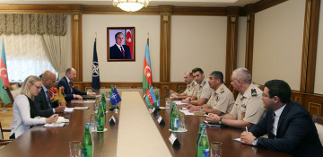 Azerbaijani Defense Minister meets with NATO Secretary General’s Special Representative