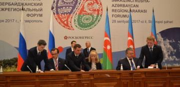 Five documents signed between Azerbaijan and Russia