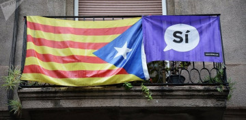 Hundreds gather near Spanish embassy in Paris
