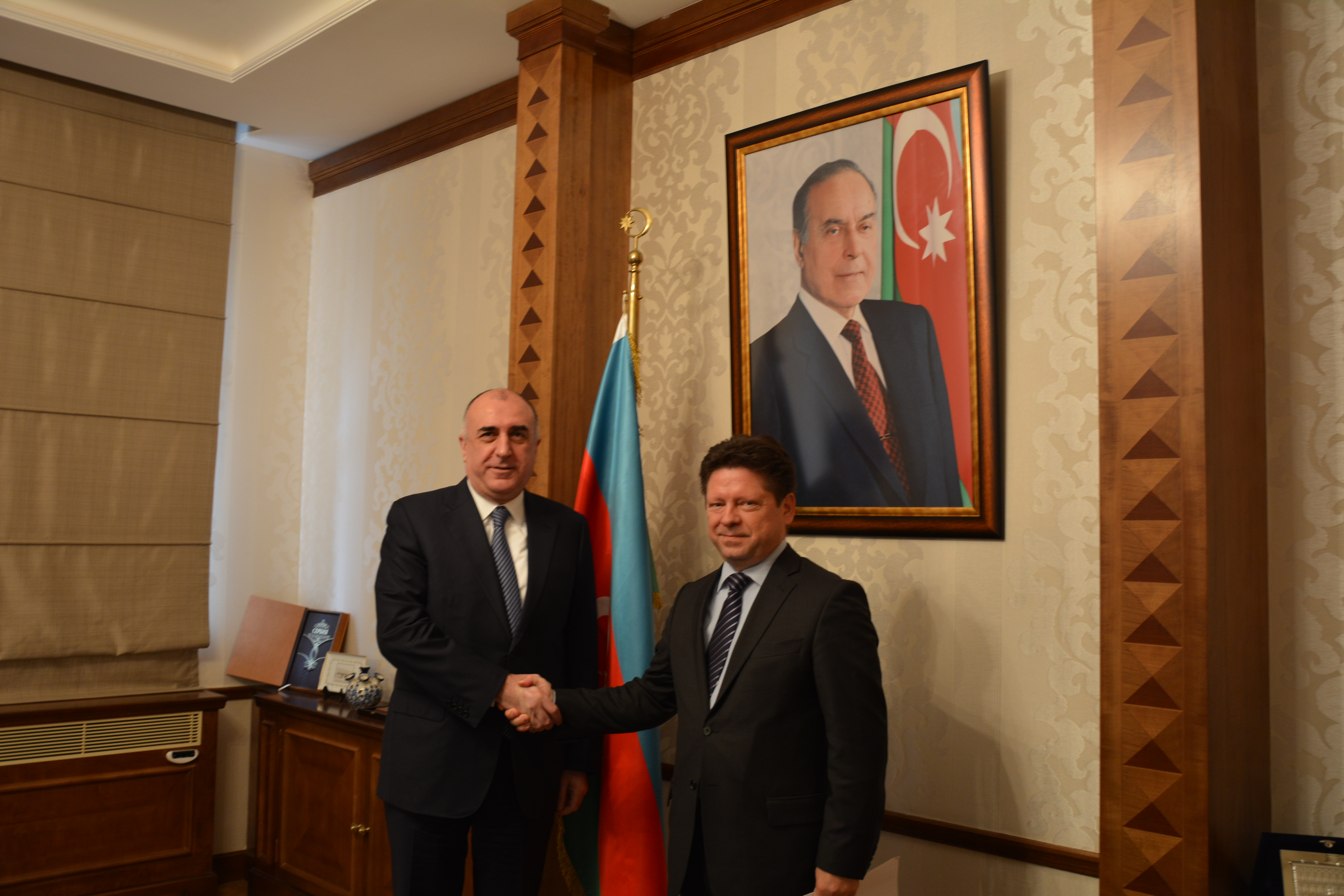 Azerbaijani FM meets newly appointed Council of Europe representative to Azerbaijan 