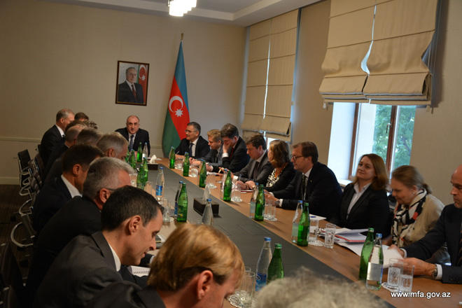 Azerbaijani FM receives delegation of EU Political and Security Committee