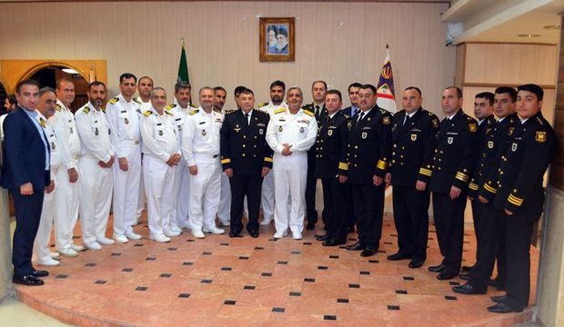 Azerbaijani Navy sailors start visit to Iran