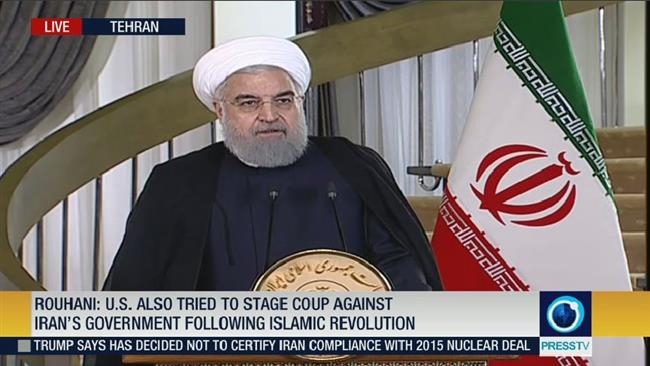 US president’s anti-Iran speech pile of delusional claims: Rouhani