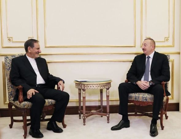 Azerbaijani President met with Iranian First Vice President in Istanbul